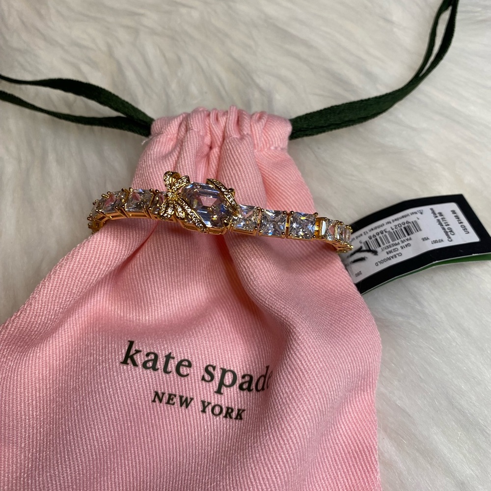 Kate Spade Pave Present Tennis Bracelet Cubic Zirconia New